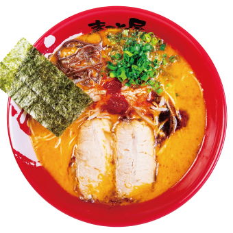 Makotoya's basic ramen noodle with fatty pork and soy sauce